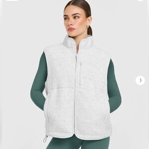 ❌SOLD❌FLEECE GILET WITH CHEST POCKET